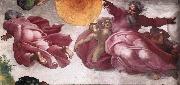 Michelangelo Buonarroti Creation of the Sun, Moon, and Plants USA oil painting artist